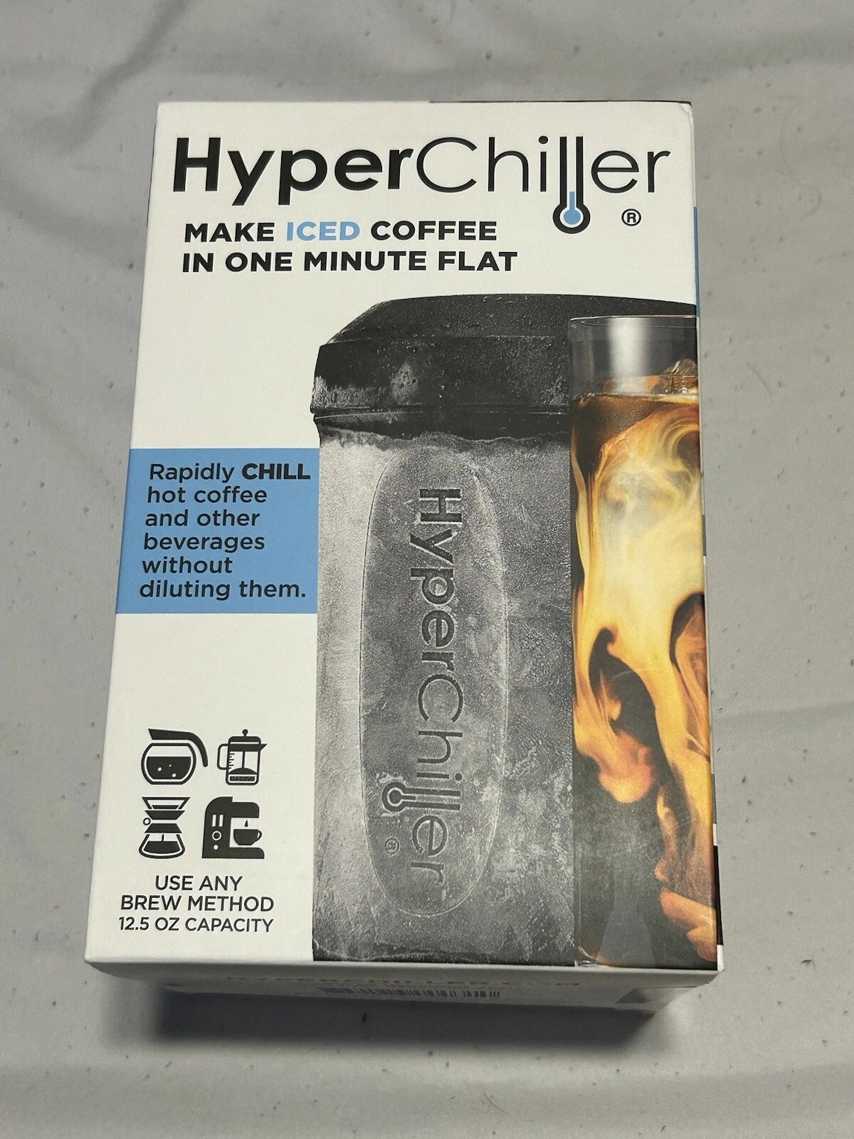 Maxi-Matic HC2 HyperChiller 12.5 oz Beverage Cooler - Black