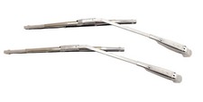 Chrom Wischerarme  Blätter Fiat 500 600 850 set of new wiper arms and blades  