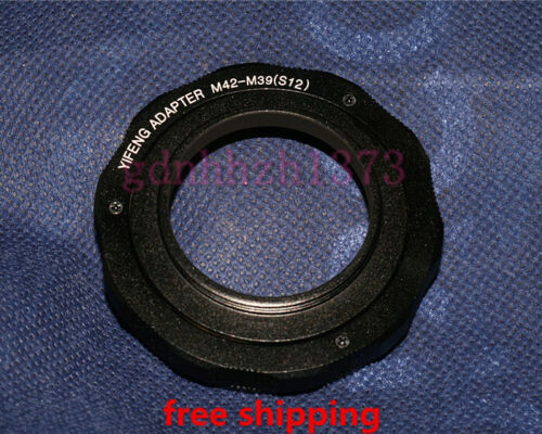 High-quality M42 Lens to M39/L39 Adjustable Focusing Helicoid adapter 12~17mm - Afbeelding 1 van 3