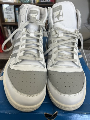 #ad adidas Men#x27;s Top Ten RB Leather Hi Top Size 14 White gray $49.99