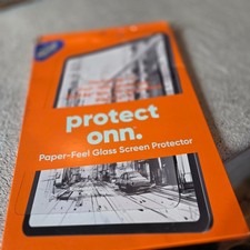 Onn Protect Paper Feel Glass Screen Protector iPad A16, I Pad 10th Gen etc