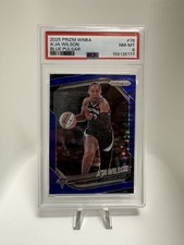 2025 Panini Prizm WNBA - A'ja Wilson #76 Blue Pulsar Prizm /199 PSA 8 Pop 1