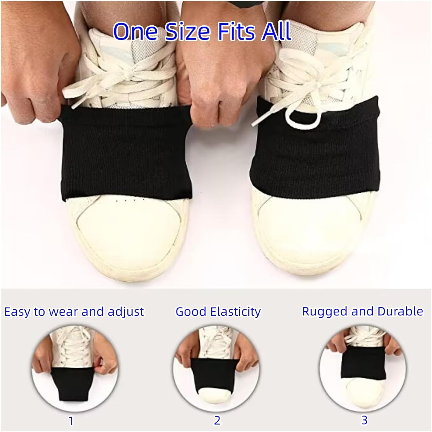 2 Pairs Socks for Dancing over Sneakers, Dance Shoe Socks on Smooth Floors