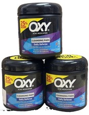 oxy acne cleansing pads daily defense sa 210 total pads