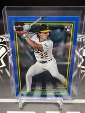 2026 Topps Series 1 MLB Colby Thomas blue rainbow foil RC /150 #T91-6 A‘s
