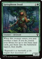 Springbloom Druid MTG C 287 Commander: Secrets of Strixhaven SOC NM