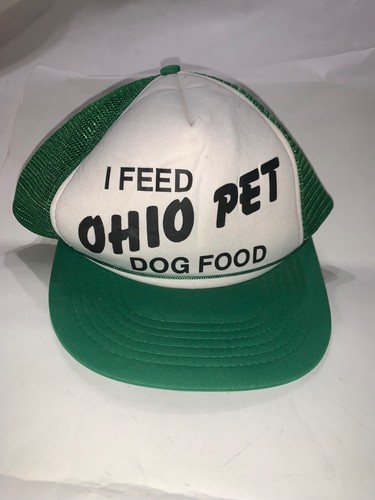 Vintage Trucker Hat I Feed Ohio Pet Dog Food