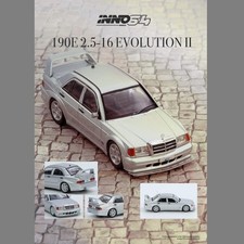 Inno64 164 Mercedes Benz 190e Silver