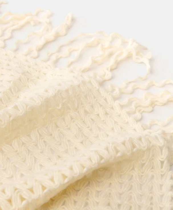 Moderne Wohndecke mit Fransen - Kuschelweich - Dekorativ - Wohnzimmer 130*160 cm - Bild 3 von 3