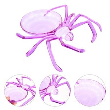 Spider Candy Bowl Halloween Party Food Trays Scary Plastic Plate