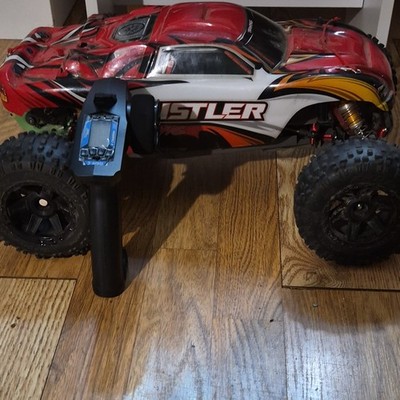 Traxxas Rustler 2wd With a lot of all aluminum upgrade New Esc And Motor
