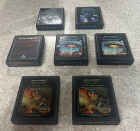 ATARI 2600 console with 25 games , 2 controllers and cords