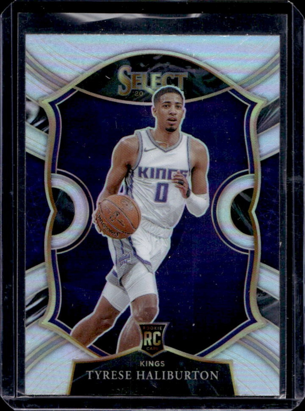 2020-21 Select Tyrese Haliburton RC Silver Prizms Concourse #72 Kings