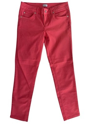 liu jo Damen Stretch Jeans Rosa Slim Fit Top Zustand 