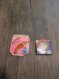 VINTAGE RECORD ERASER 1980s 'The No One' And Space novelty rubber