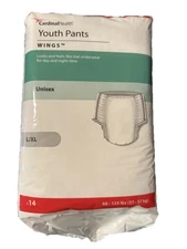 *NEW* Cardinal Health Underwear Youth Pull Ups XL 60 - 125 Lbs 56 Count Box