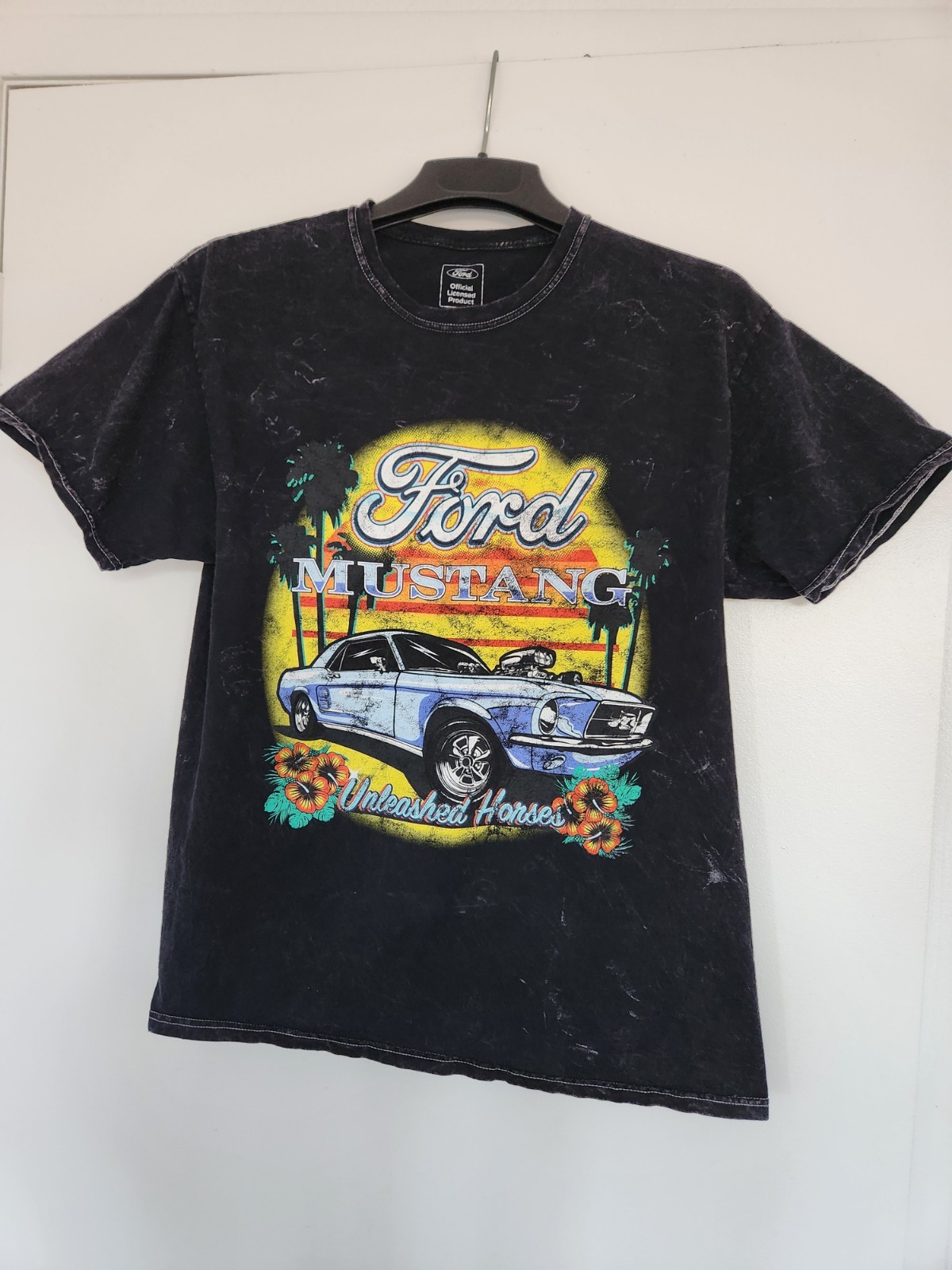 PONY T Shirt Ford Mustang M L Prodotto Ufficiale con Licenza