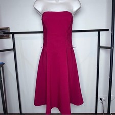 Charlotte Russe Y2K Whimsigoth Strapless Red Dress
