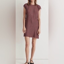 Madewell NWT Plisse Mini Dress