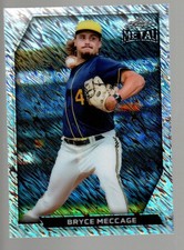 2026 Leaf Metal Base Shimmer Silver #31 Bryce Meccage 3/10