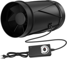 Ventola Aspirazione Regolabile Da 100 Mm, Con Motore EC, 221 M³/H, Estrattore Ar