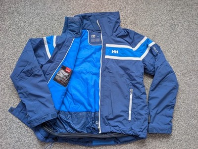 Helly Hansen Jacke Herren mittelblau Recco Tech Performance Ski Segeln tailliert