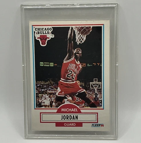 Fleer 1990 Michael Jordan Chicago Bulls #26 NBA Basketball Trading Card