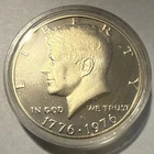 1976-S Kennedy *40% Silver* Half Dollar Proof 50cent Piece Coin. Very Nice!!