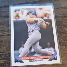 Topps 1993 Ivan Rodriguez #360 Texas Rangers MLB Base Set Baseball Card