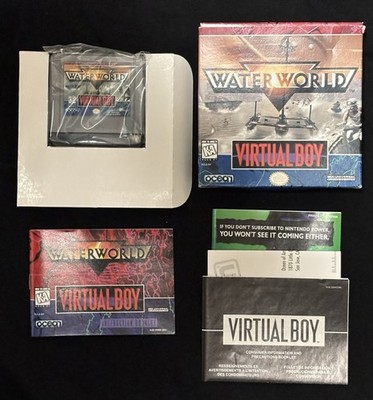 Virtual Boy Waterworld (Nintendo, 1995) CIB Complete In Box