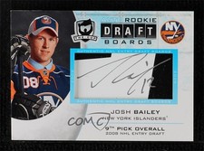 2008-09 Upper Deck The Cup Rookie Draft Boards /25 Josh Bailey #DB-JB Auto 0ll