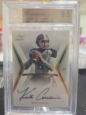 2012 LEAF ULTIMATE DRAFT GOLD #KC1 KIRK COUSINS 10/10
