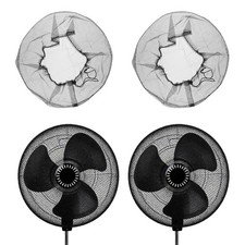 2 Pcs Fan Dust Cover 16"-20'' - Dustproof Fan Mesh Cover Protector, Black