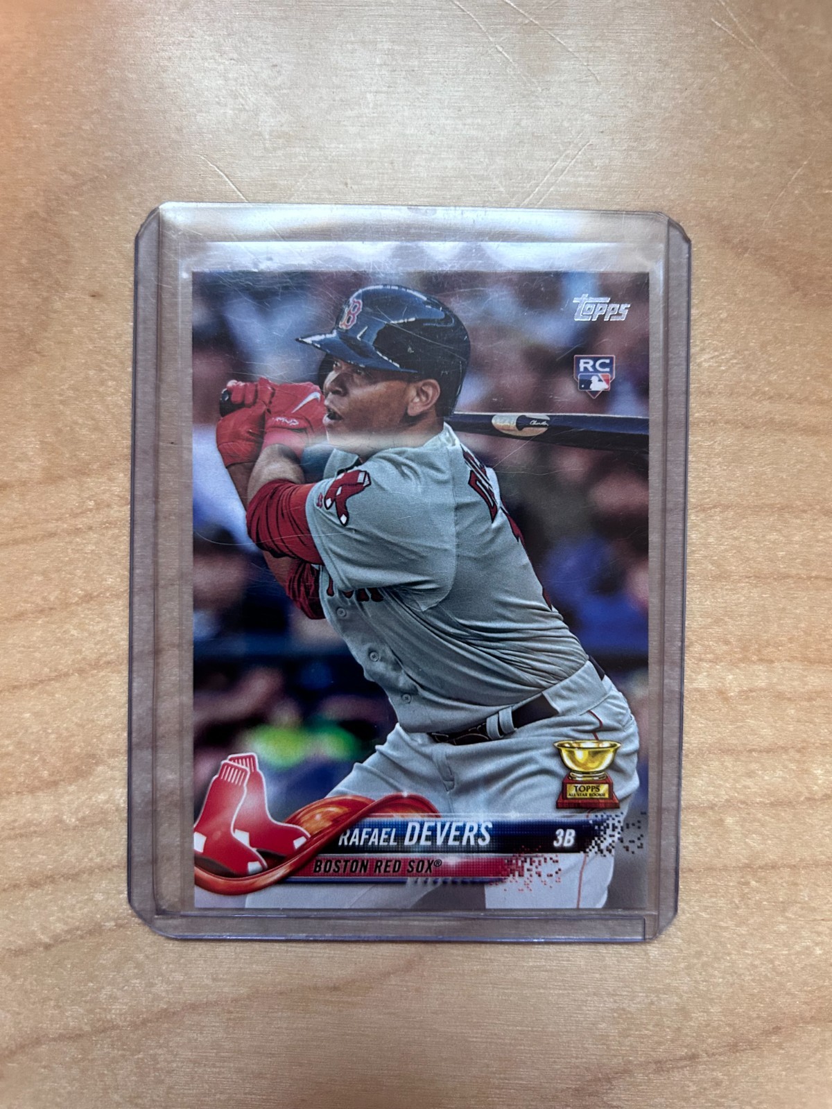 2018 Topps - Rafael Devers #18 Batting (RC)