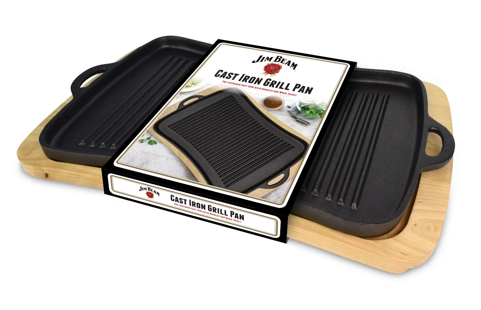 Jim Beam Cast Iron Grill Pan
Opens in a new window or tab