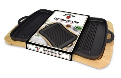 Jim Beam Cast Iron Grill Pan