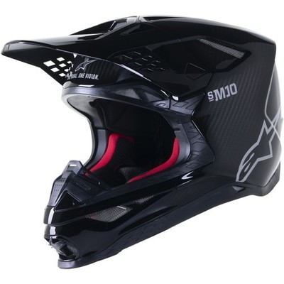 Supertech M10 Helmet - Solid - Gloss Black Carbon - XS 8300323-1188-XS