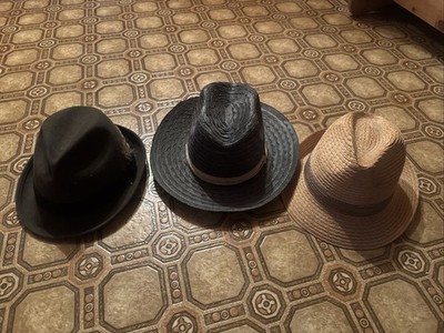 3x Hut (Strohhut Filzhut Jagthut) Rio Freddy