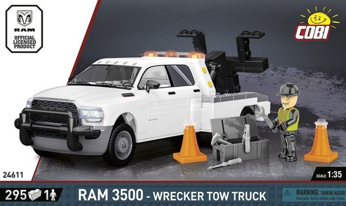 Cobi 24611 - RAM 3500 - Wrecker Tow Truck - New
