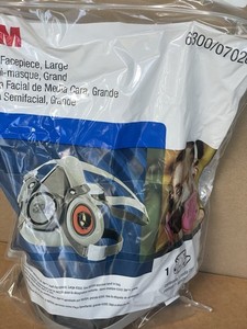 3M 6300 Half Mask Respirator Facepiece Mask Size L, MPN 6300/07026