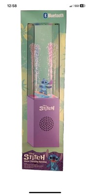 Disney's Lilo & Stitch - STITCH Water Dancing Speaker - 32' Bluetooth Range -NIB
