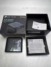 TP Link Travel Router Dual-Band Wi-Fi 6 AX3000 TL-WR3002X New Open Box