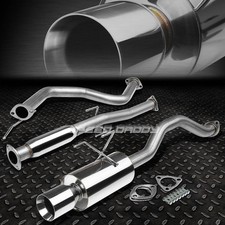 For 92-00 Honda Civic 2-door4-door 4 Rolled Muffler Tip Catback Exhaust System For 92-00 Honda Civic 2-door4-door 4 Rolled Muffler Tip Catback Exhaust System