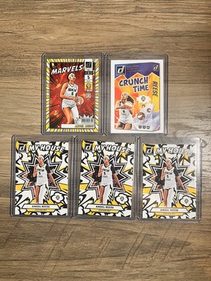Angel Reese (5) Card Lot Crunch Time Press Proof Net Marvels My House x3