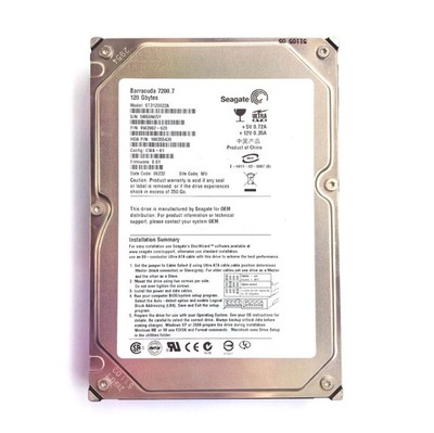 Seagate 120GB ST3120022A 7200RPM PATA IDE 3.5'' Internal HDD Hard Disk Drive
