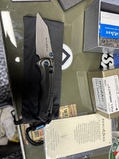 Benchmade Full Immunity Gold Class Damasteel & Carbon Fiber Folding Knife #2502