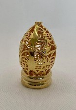 Franklin Mint 1980’s Golden Filigree Collectable Treasury Egg with Stand. VGC