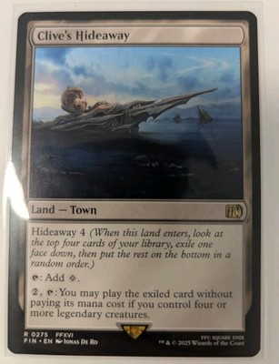 MTG Clive's Hideaway Final Fantasy Regular Rare