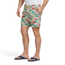 Izod Mens Saltwater Performance Swim Trunks Shorts Size L Palms Print NWT 14