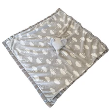Parents Choice Large Gray Elephant Baby Lovey Clouds Security Blanket Walmart